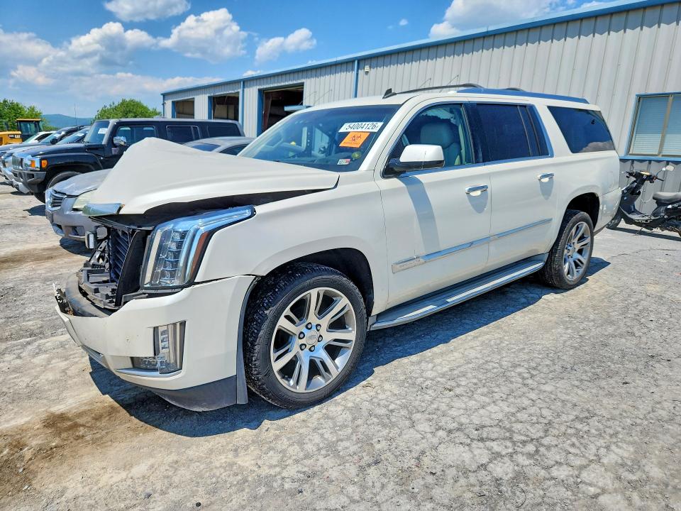 54004126 :رقم المزاد ، 1GYS4JKJ0FR254377 vin ، 2015 Cadillac Escalade مزاد بيع