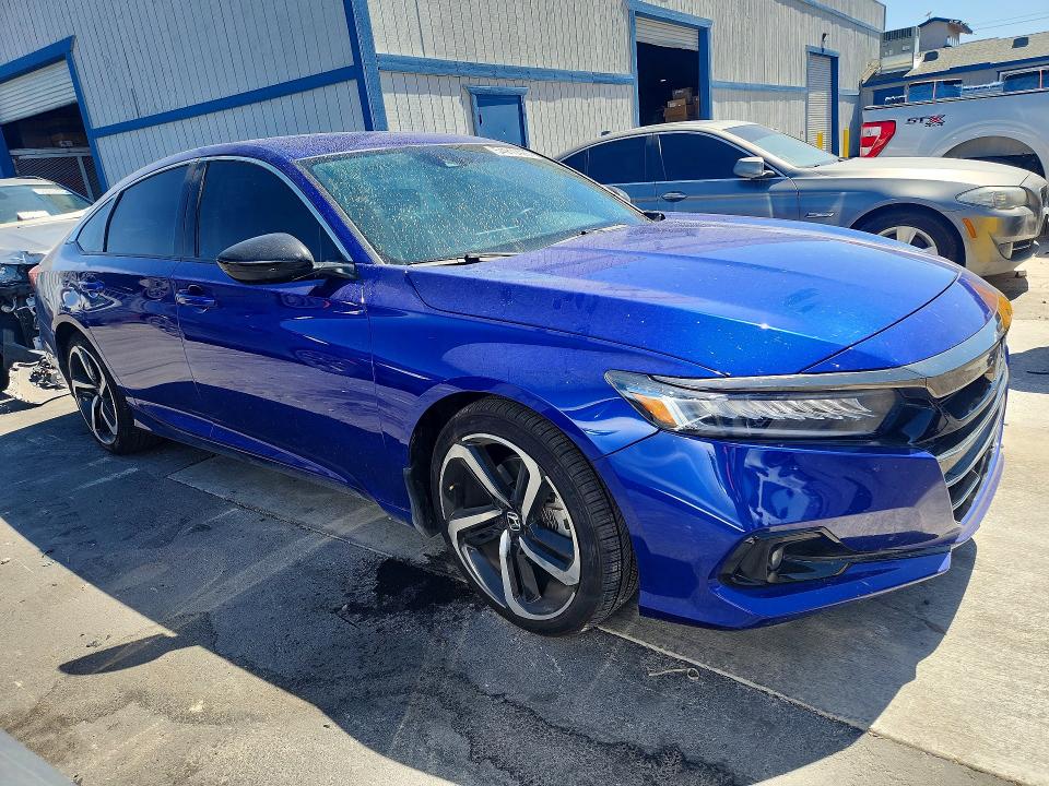 2021 Honda Accord მანქანა იყიდება აუქციონზე, vin: 1HGCV1F45MA113216, აუქციონის ნომერი: 54910426