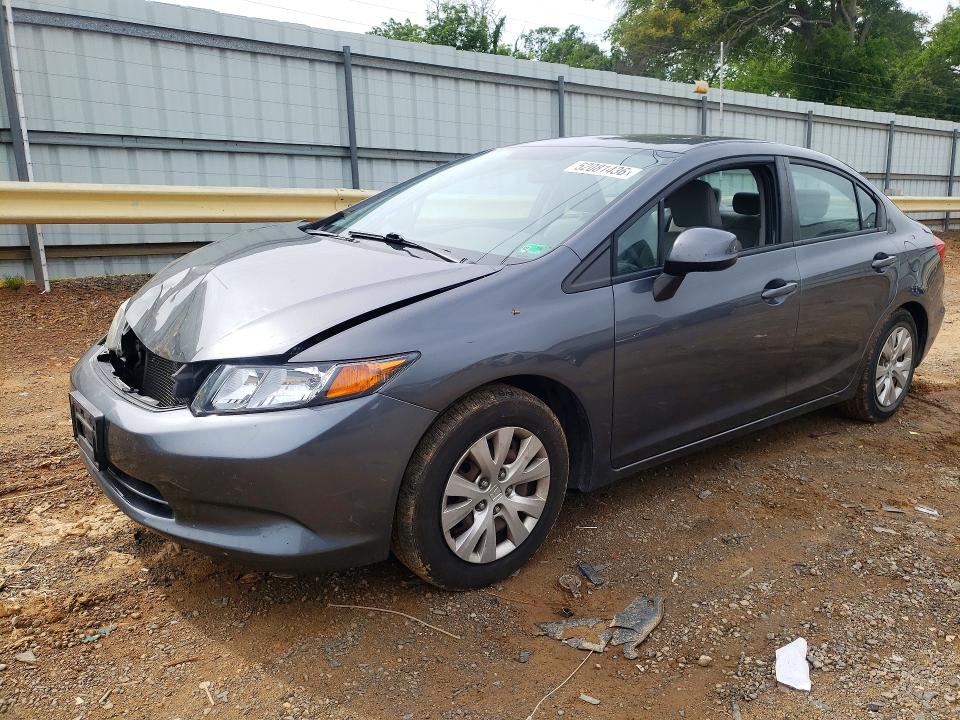 2012 Honda Civic მანქანა იყიდება აუქციონზე, vin: 19XFB2F54CE357972, აუქციონის ნომერი: 52081436