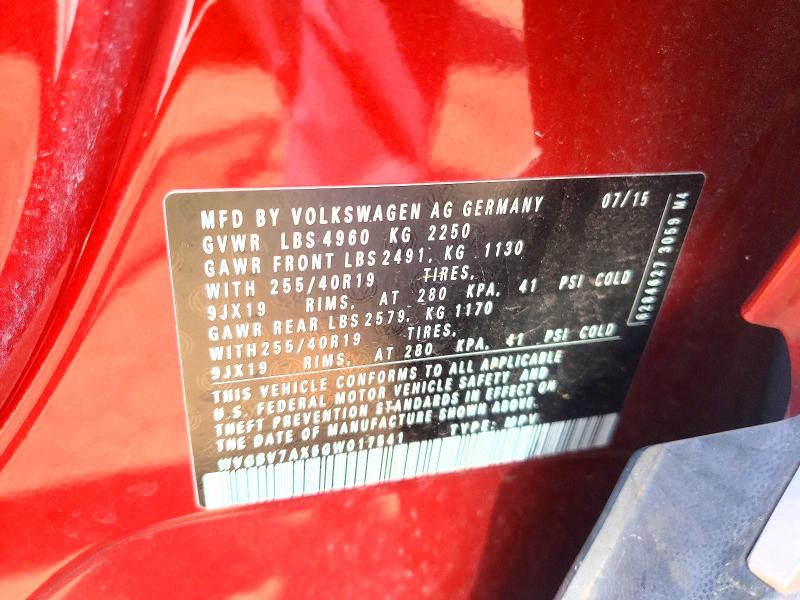 Aukcja sprzedaży 2016 Volkswagen Tiguan, vin: WVGBV7AX5GW017541, numer aukcji: 52402366