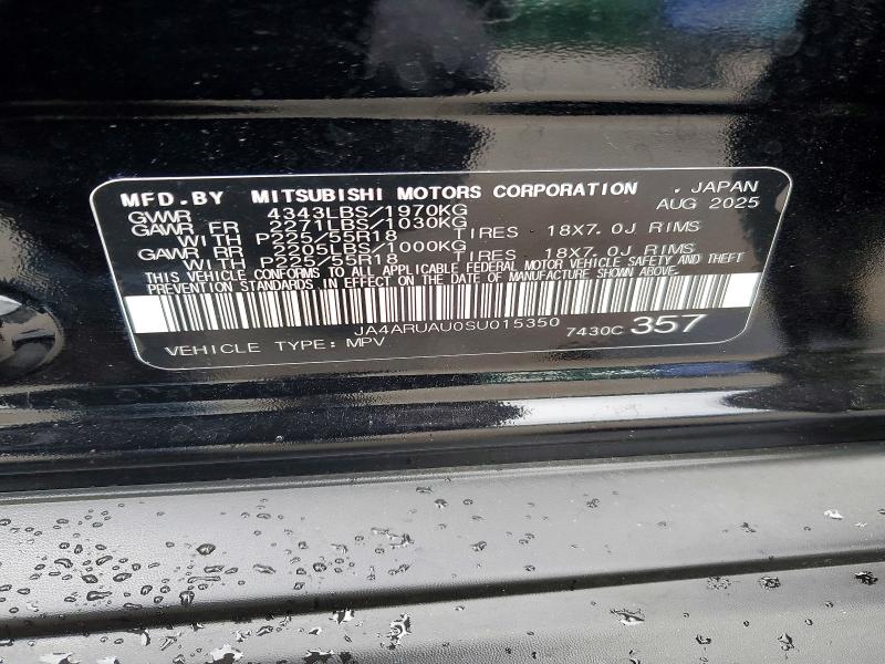 Продаж на аукціоні авто 2025 Mitsubishi Outlander Sport, vin: JA4ARUAU0SU015350, номер лоту: 53385386