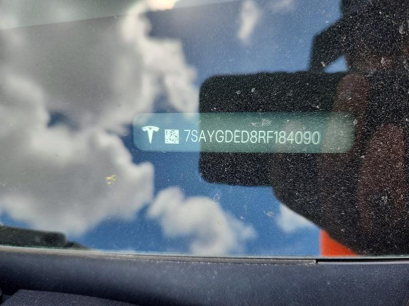 Продажа на аукционе авто 2024 Tesla Model Y, vin: 7SAYGDED8RF184090, номер лота: 53788856