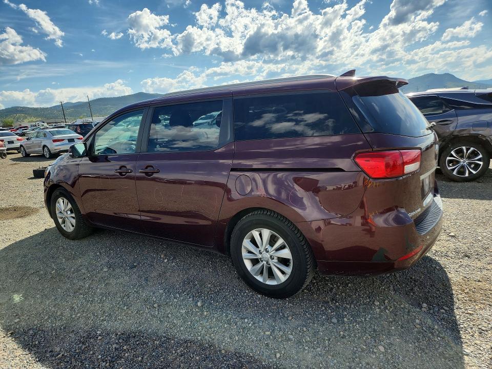 55137286 :رقم المزاد ، KNDMB5C18F6040054 vin ، 2015 Kia Sedona مزاد بيع