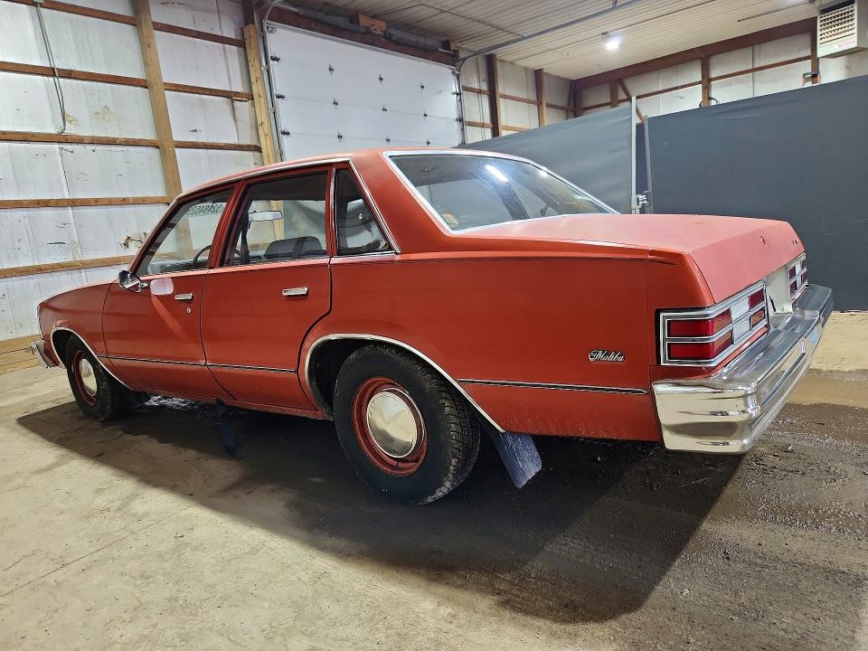 1980 Chev Malibu მანქანა იყიდება აუქციონზე, vin: 1T19JA1423383, აუქციონის ნომერი: 52494526
