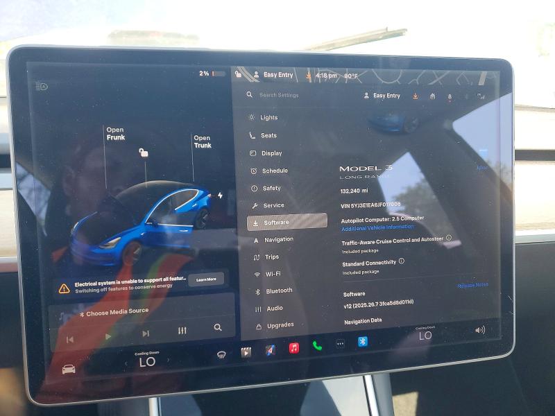 Продажа на аукционе авто 2018 Tesla Model 3, vin: 5YJ3E1EA6JF017006, номер лота: 54898636