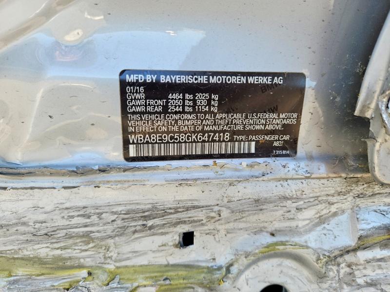 Продажа на аукционе авто 2016 Bmw 328, vin: WBA8E9C58GK647418, номер лота: 53720916
