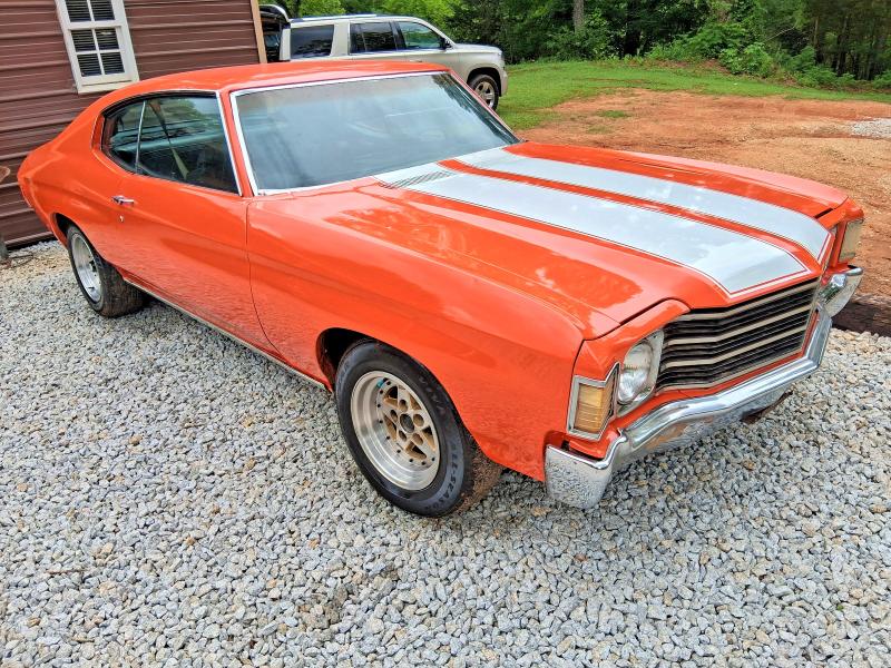 1972 Chevrolet Chevelle მანქანა იყიდება აუქციონზე, vin: 1D37F2B562404, აუქციონის ნომერი: 55673596