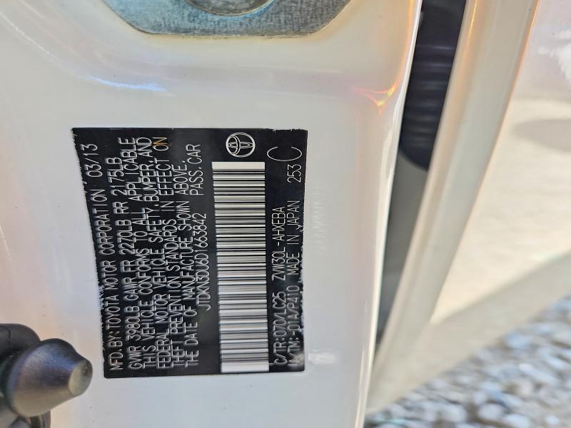 Продаж на аукціоні авто 2013 Toyota Prius, vin: JTDKN3DU6D1663842, номер лоту: 54434776