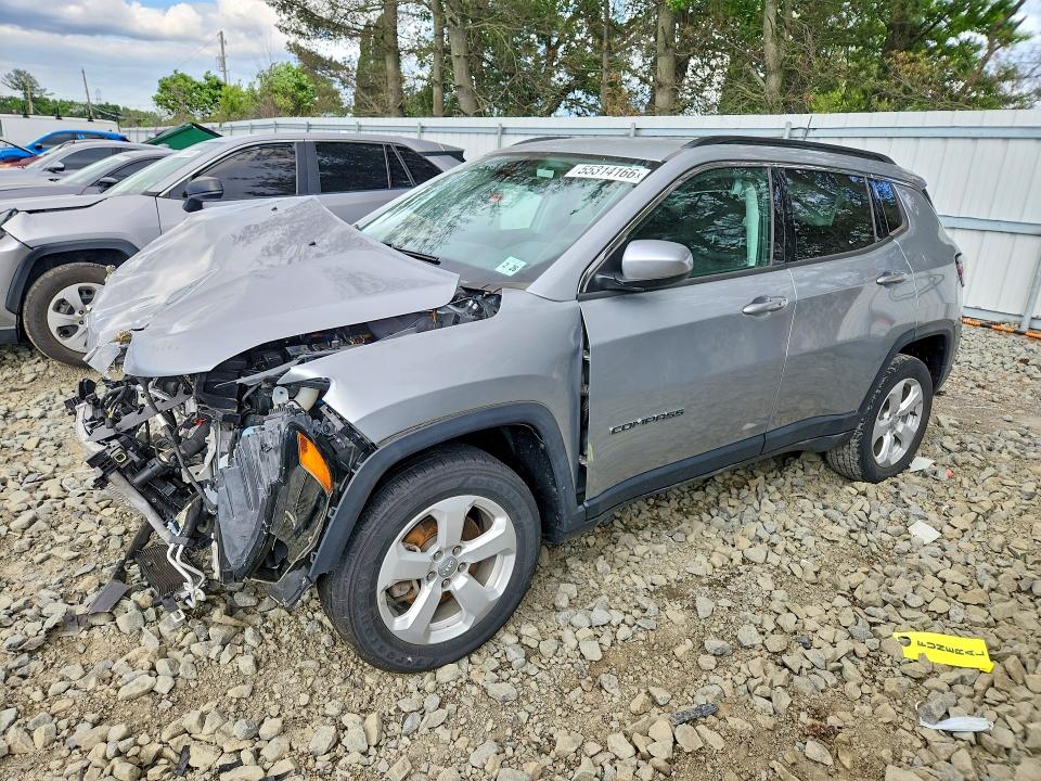Продажа на аукционе авто 2021 Jeep Compass, vin: 3C4NJDBB8MT566621, номер лота: 55314166