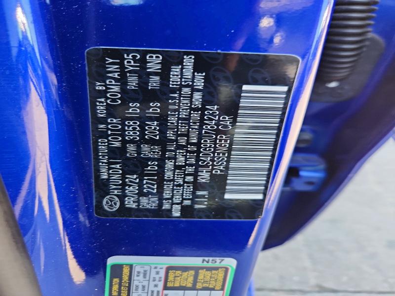 Продажа на аукционе авто 2024 Hyundai Elantra, vin: KMHLS4DG9RU784234, номер лота: 53139556