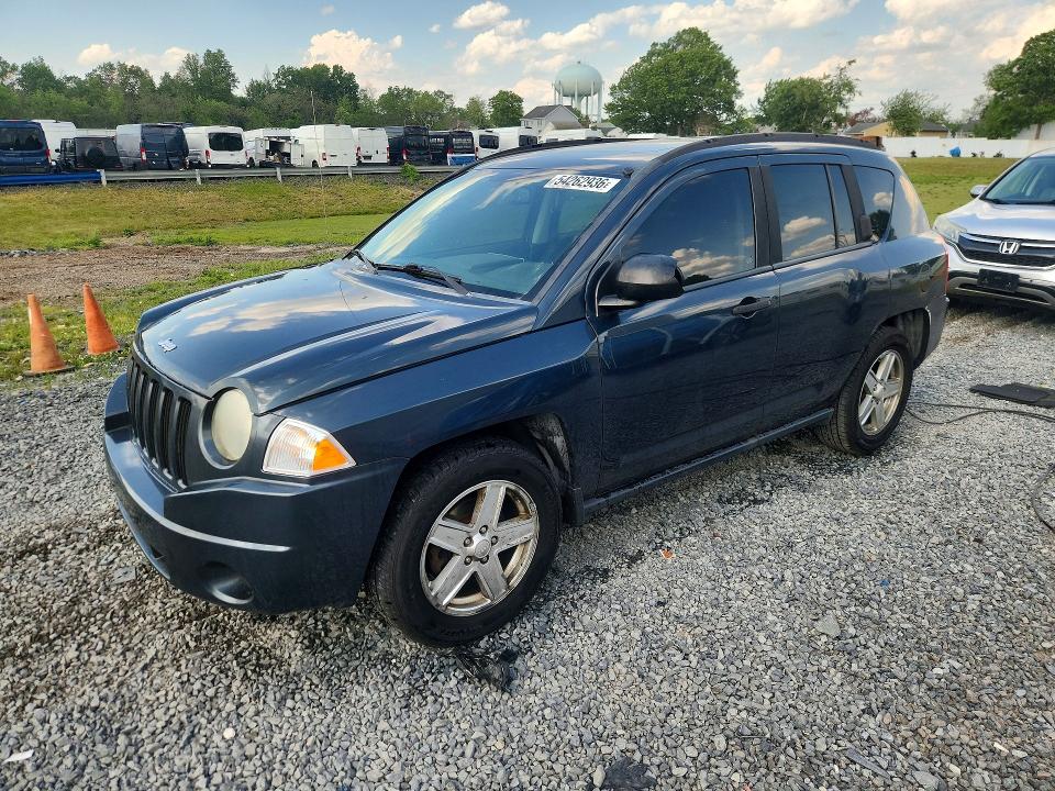 2007 Jeep Compass მანქანა იყიდება აუქციონზე, vin: 1J8FF47W77D188568, აუქციონის ნომერი: 54262936