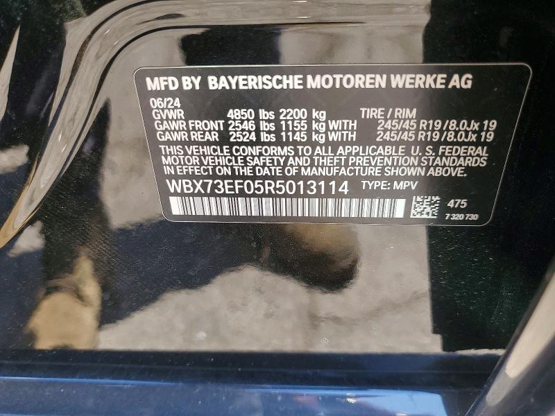 Продаж на аукціоні авто 2024 Bmw X1, vin: WBX73EF05R5013114, номер лоту: 52569296