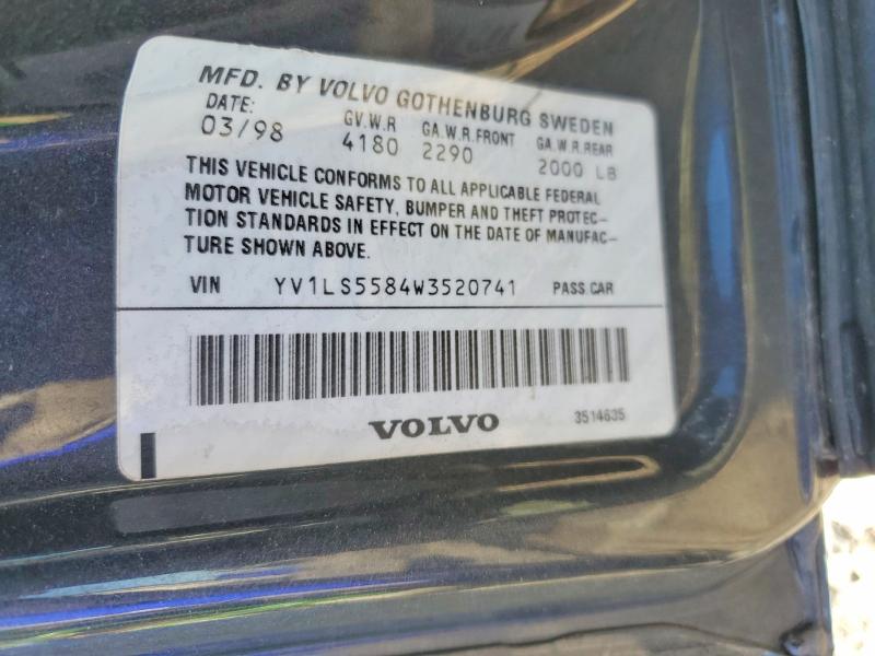 Продаж на аукціоні авто 1998 Volvo S70, vin: YV1LS5584W3520741, номер лоту: 51849846