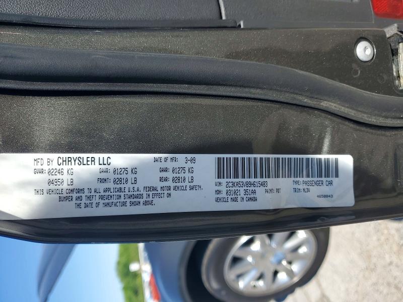Продаж на аукціоні авто 2009 Chrysler 300, vin: 2C3KA53V89H615483, номер лоту: 52937536