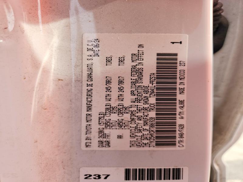 52731026 :رقم المزاد ، 3TYKD5HN3RT006920 vin ، 2024 Toyota Tacoma مزاد بيع