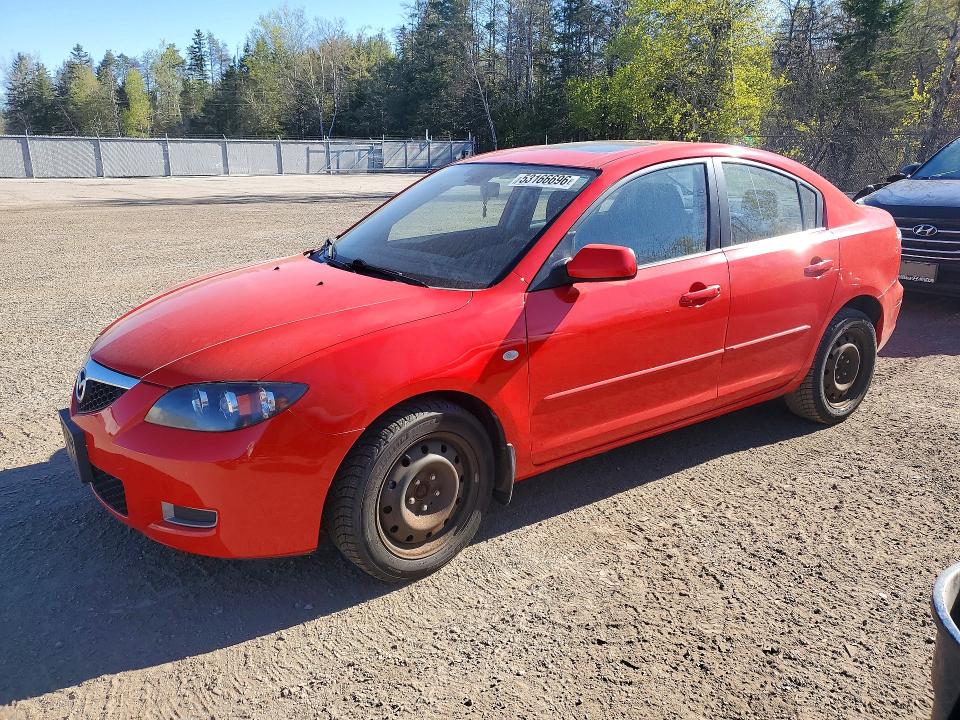 53166696 :رقم المزاد ، JM1BK32FX81856675 vin ، 2008 Mazda 3 مزاد بيع
