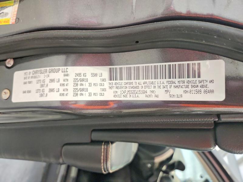 2014 Jeep Cherokee მანქანა იყიდება აუქციონზე, vin: 1C4PJMDS2EW151604, აუქციონის ნომერი: 52379326