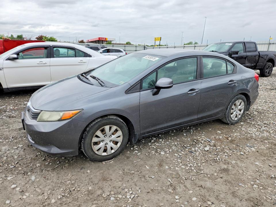 2012 Honda Civic მანქანა იყიდება აუქციონზე, vin: 19XFB2F53CE090310, აუქციონის ნომერი: 52458976