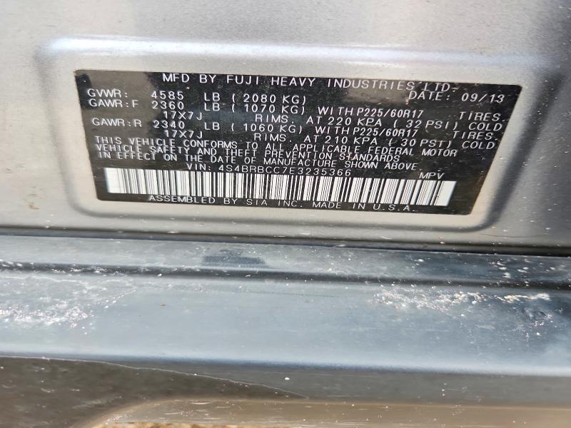 Продаж на аукціоні авто 2014 Subaru Outback, vin: 4S4BRBCC7E3235366, номер лоту: 53070136