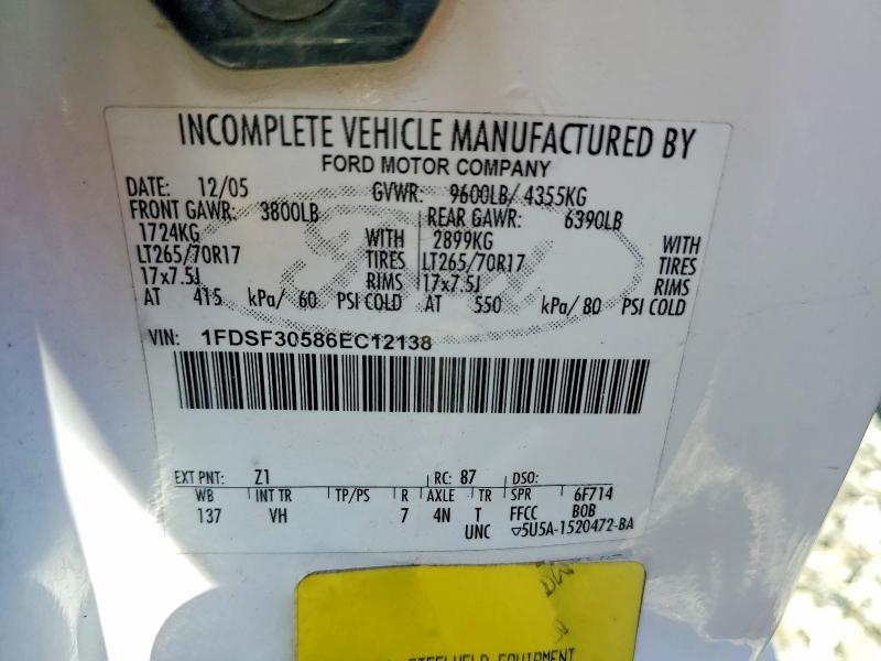 54919656 :رقم المزاد ، 1FDSF30586EC12138 vin ، 2006 Ford F350 مزاد بيع