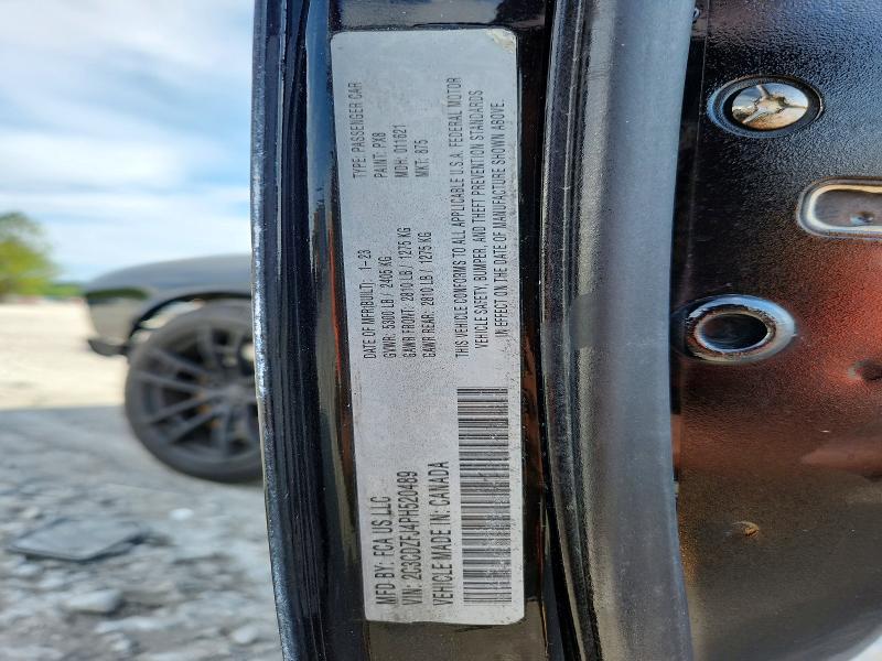 52989536 :رقم المزاد ، 2C3CDZFJ4PH520489 vin ، 2023 Dodge Challenger مزاد بيع