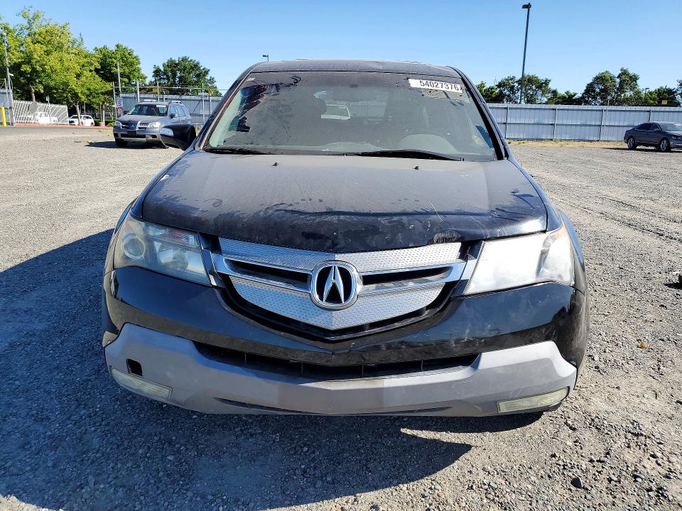 54027376 :رقم المزاد ، 2HNYD28249H529219 vin ، 2009 Acura Mdx مزاد بيع