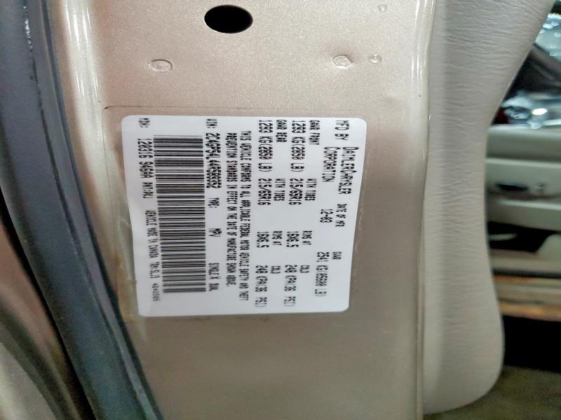 Продажа на аукционе авто 2004 Chrysler Town & Country, vin: 2C4GP54L44R589352, номер лота: 52960256