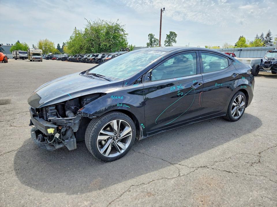 2014 Hyundai Elantra მანქანა იყიდება აუქციონზე, vin: 5NPDH4AEXEH470672, აუქციონის ნომერი: 51800476
