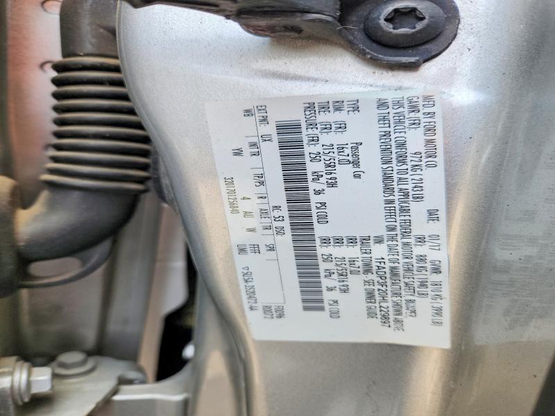 54328666 :رقم المزاد ، 1FADP3F20HL229897 vin ، 2017 Ford Focus مزاد بيع