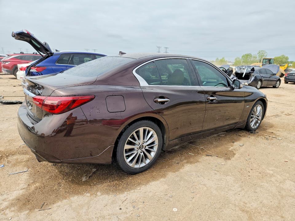 2020 Infiniti Q50 მანქანა იყიდება აუქციონზე, vin: JN1EV7AR8LM252396, აუქციონის ნომერი: 54479236