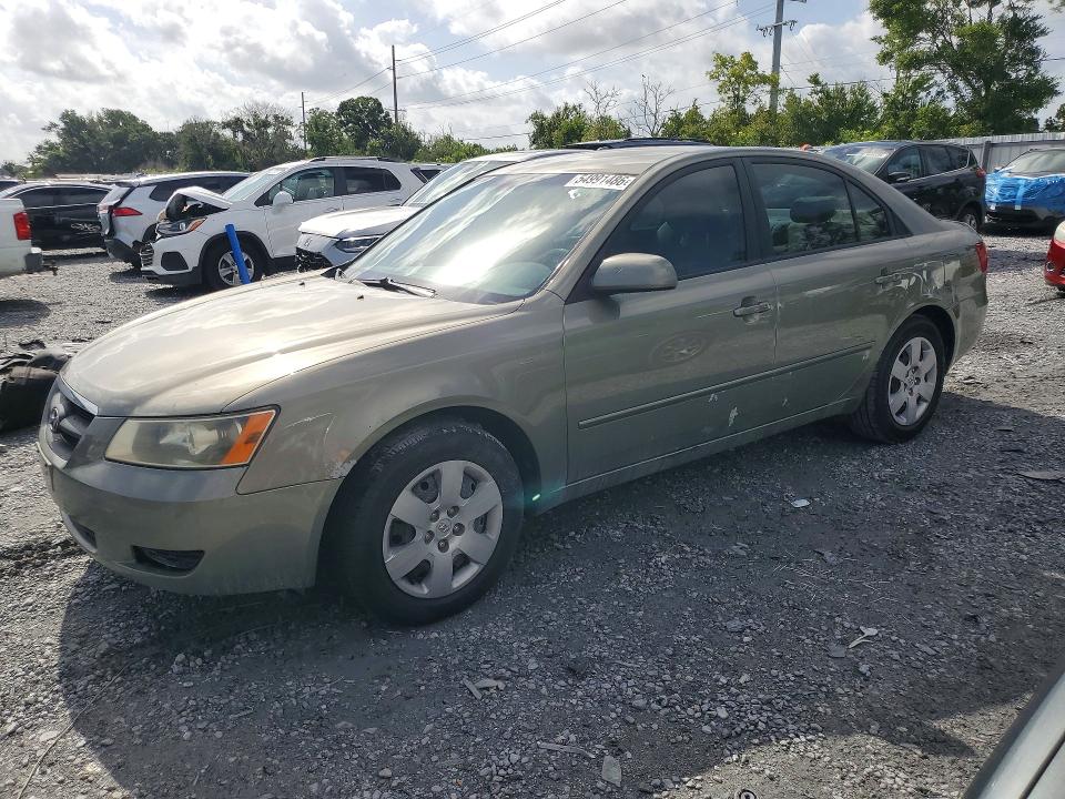54991486 :رقم المزاد ، 5NPET46CX7H244421 vin ، 2007 Hyundai Sonata مزاد بيع