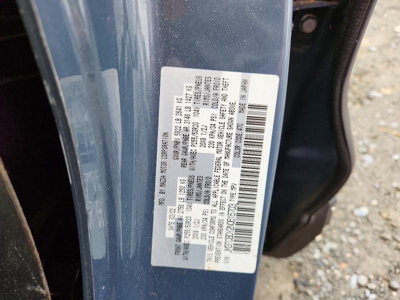 Aukcja sprzedaży 2022 Mazda Cx-9, vin: JM3TCBDY2N0616703, numer aukcji: 52534186