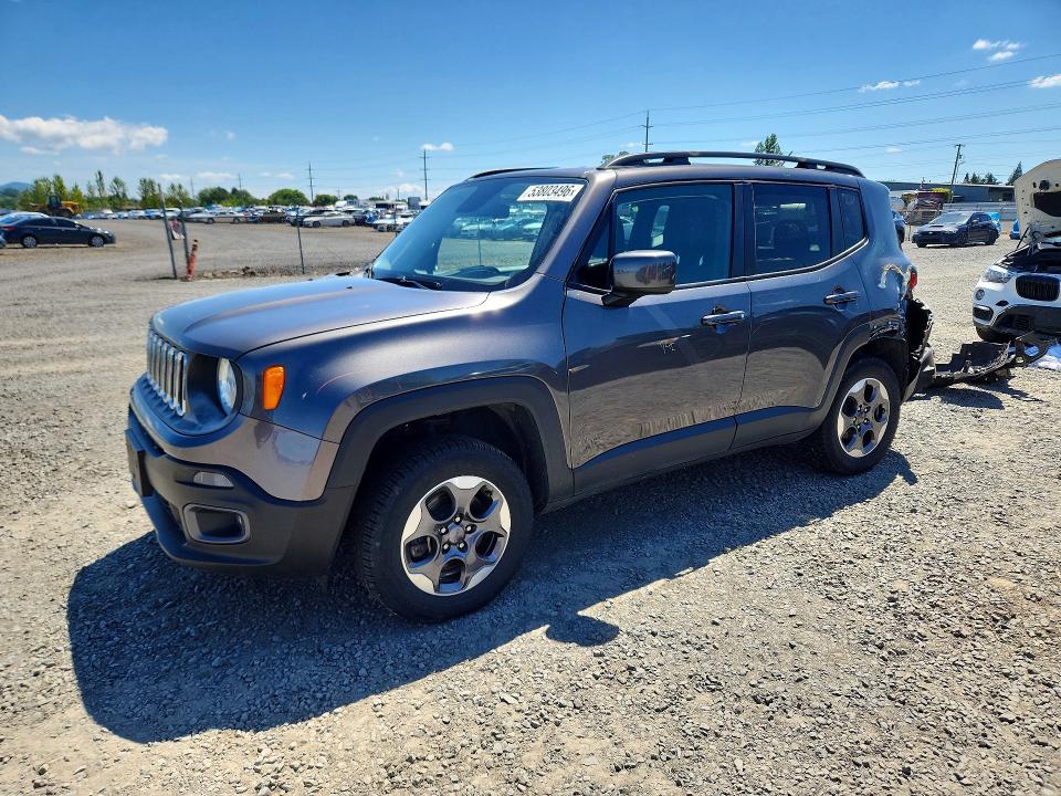 53803496 :رقم المزاد ، ZACCJBBW5GPD15467 vin ، 2016 Jeep Renegade مزاد بيع
