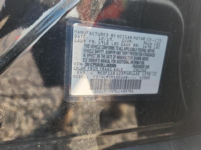 54164276 :رقم المزاد ، 3N1CP5BV9LL488986 vin ، 2020 Nissan Kicks مزاد بيع