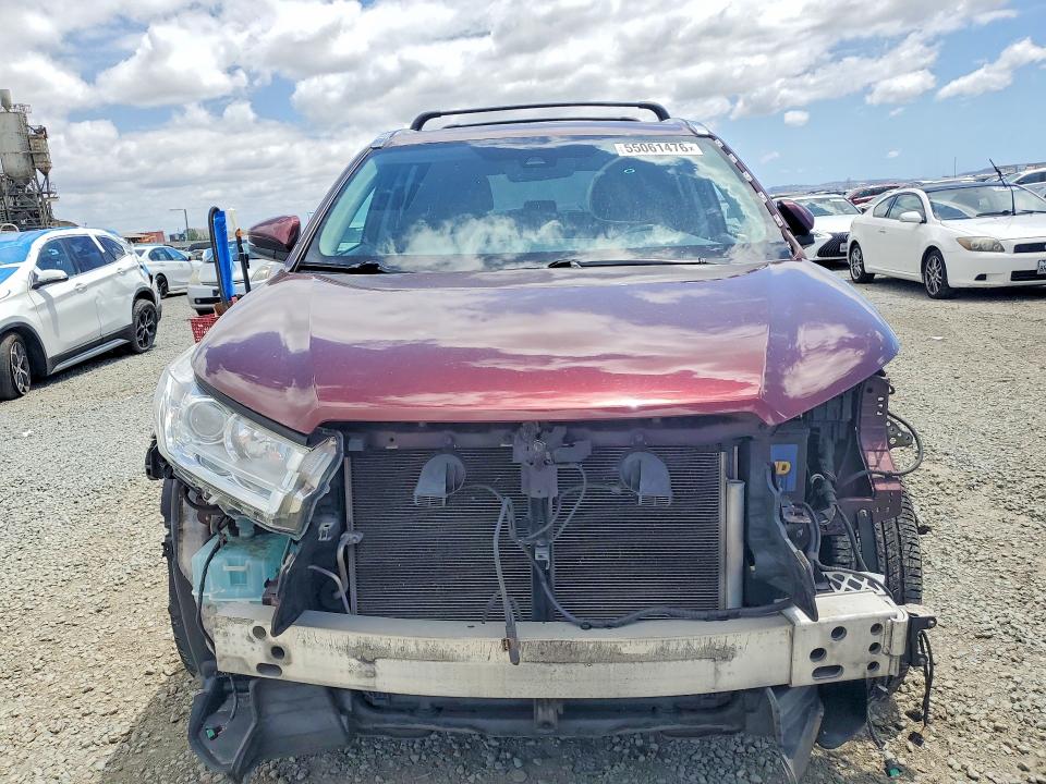 Продаж на аукціоні авто 2018 Toyota Highlander, vin: 5TDKZRFHXJS281108, номер лоту: 55061476