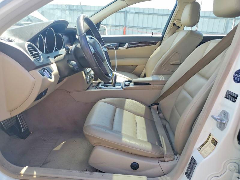 54543536 :رقم المزاد ، WDDGF8BBXCR239684 vin ، 2012 Mercedes-benz C مزاد بيع