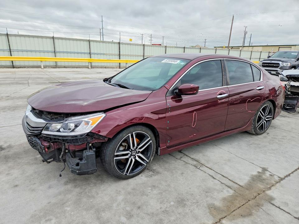 52589866 :رقم المزاد ، 1HGCR2F59GA042710 vin ، 2016 Honda Accord مزاد بيع