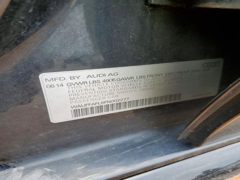 Aukcja sprzedaży 2015 Audi A4, vin: WAUFFAFL6FN002277, numer aukcji: 54900666