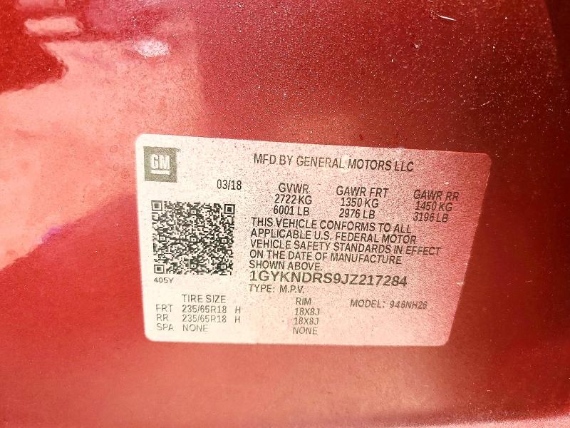 Продаж на аукціоні авто 2018 Cadillac Xt5, vin: 1GYKNDRS9JZ217284, номер лоту: 53771366