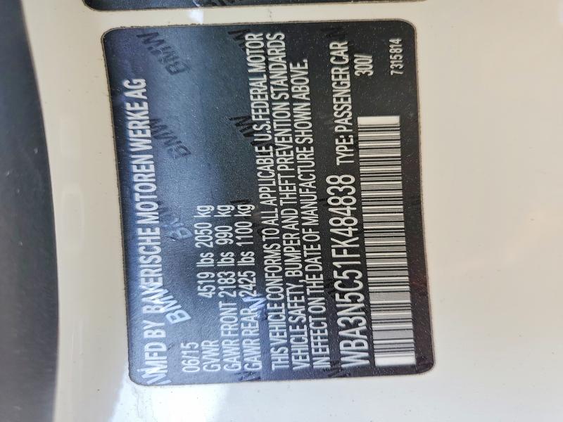 Продаж на аукціоні авто 2015 Bmw 428, vin: WBA3N5C51FK484838, номер лоту: 55444016