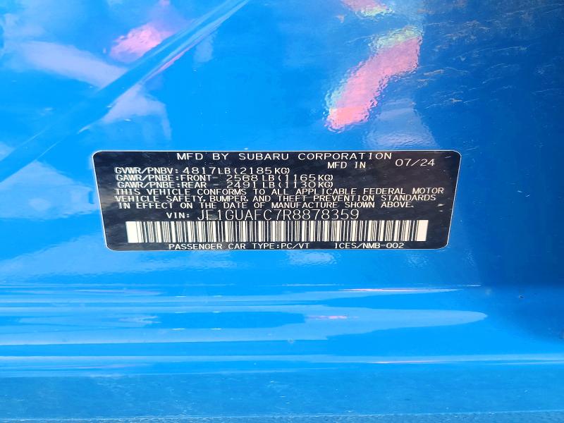Aukcja sprzedaży 2024 Subaru Impreza, vin: JF1GUAFC7R8878359, numer aukcji: 52345706