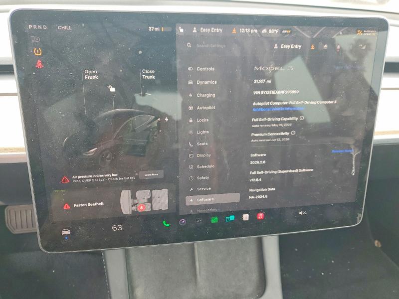 53893656 :رقم المزاد ، 5YJ3E1EA8NF295959 vin ، 2022 Tesla Model 3 مزاد بيع