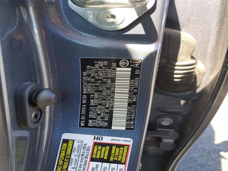 54148086 :رقم المزاد ، 2T1BURHE3KC198406 vin ، 2019 Toyota Corolla مزاد بيع