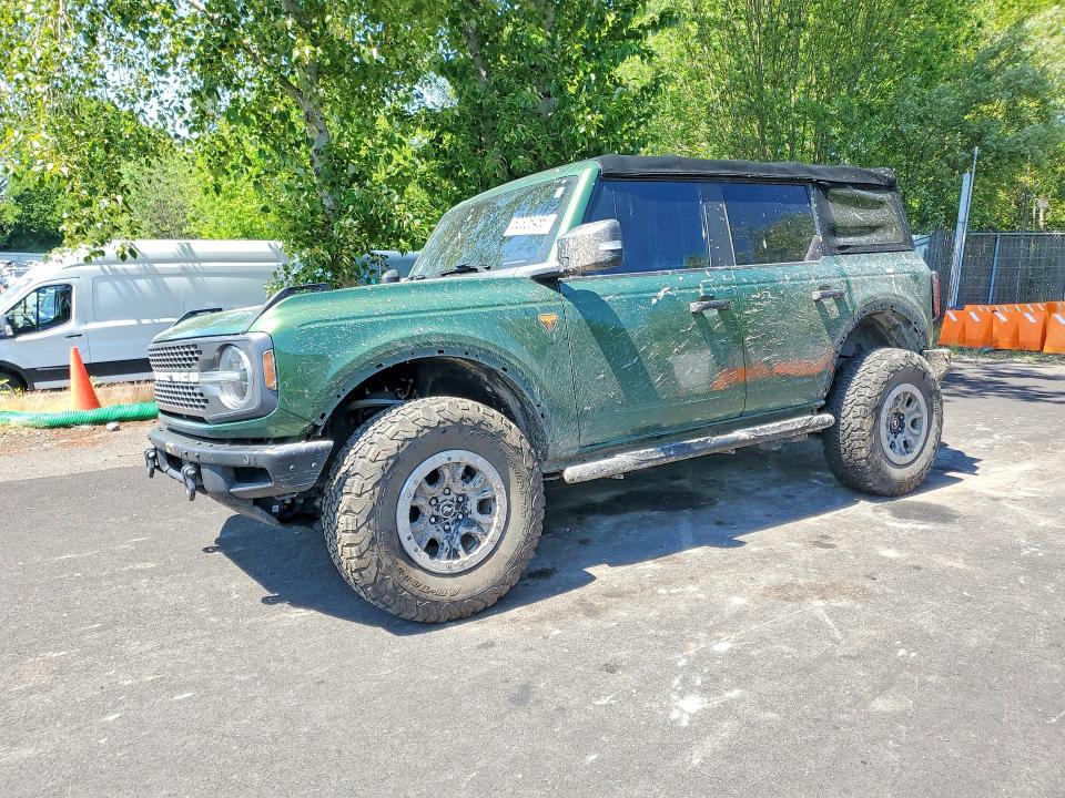 2022 Ford Bronco მანქანა იყიდება აუქციონზე, vin: 1FMEE5DP4NLA75667, აუქციონის ნომერი: 52306456