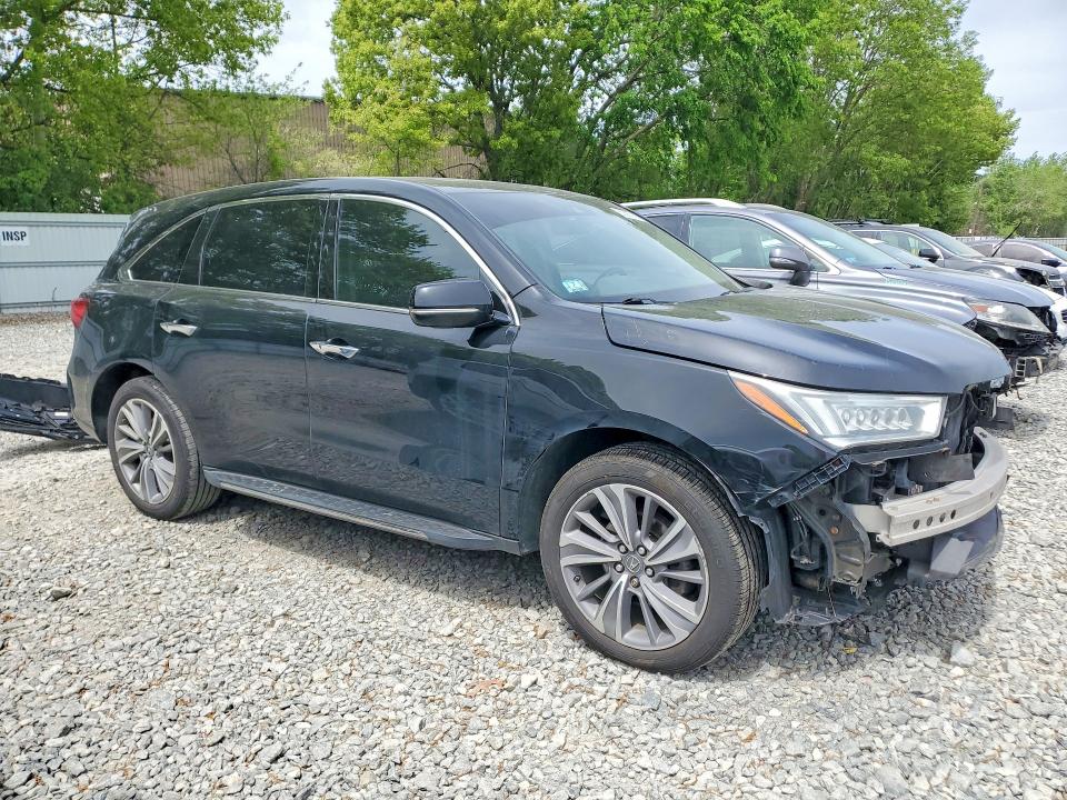 2017 Acura Mdx მანქანა იყიდება აუქციონზე, vin: 5J8YD4H51HL001782, აუქციონის ნომერი: 53587166