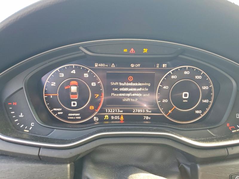 2017 Audi A4 მანქანა იყიდება აუქციონზე, vin: WAUENAF45HN055160, აუქციონის ნომერი: 55246996
