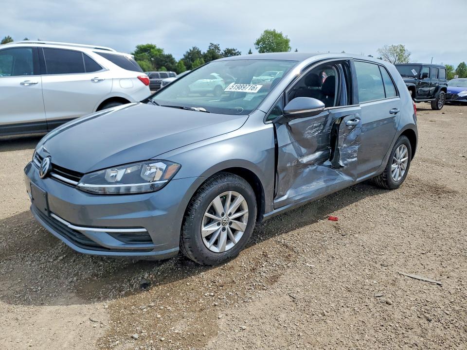 51989716 :رقم المزاد ، 3VWG57AU8KM030533 vin ، 2019 Volkswagen Golf مزاد بيع