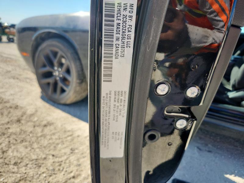 2020 Dodge Challenger მანქანა იყიდება აუქციონზე, vin: 2C3CDZAG6LH187573, აუქციონის ნომერი: 54298006