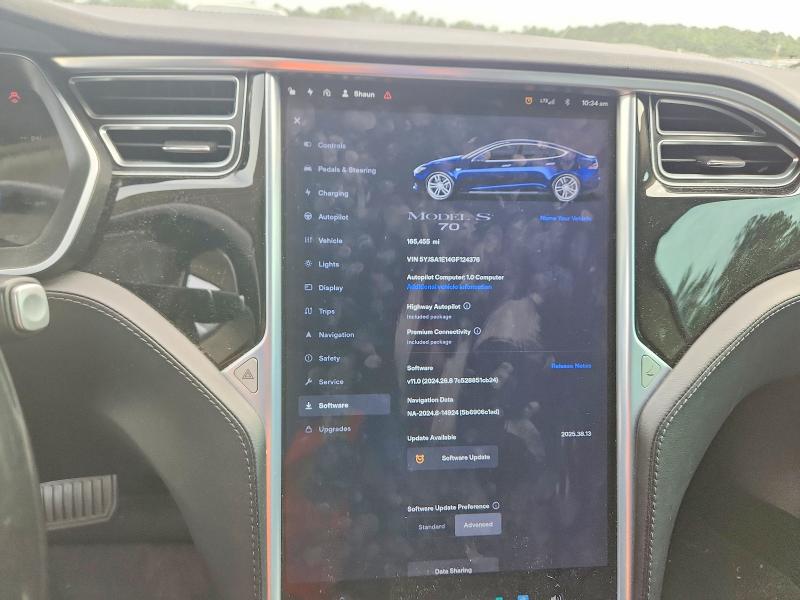 Aukcja sprzedaży 2016 Tesla Model S, vin: 5YJSA1E14GF124376, numer aukcji: 53576876