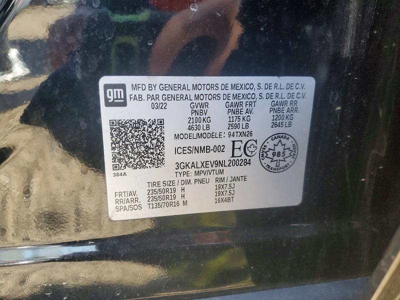 Продажа на аукционе авто 2022 Gmc Terrain, vin: 3GKALXEV9NL200284, номер лота: 49308176